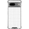 White Grid Google Pixel 8a Clear Case